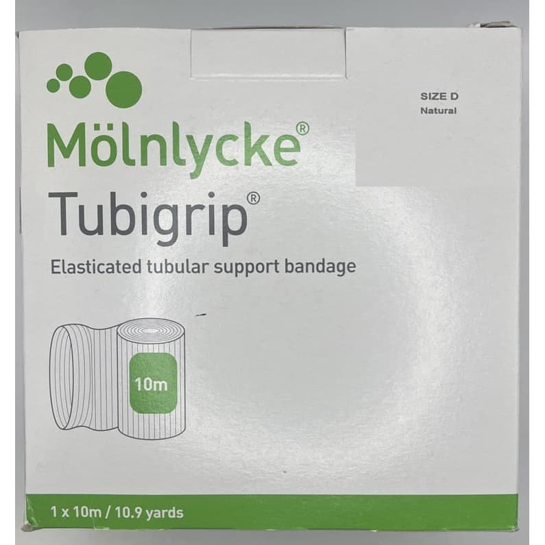 Tubigrip Elastic Tubular Support Bandage Natural Color, 3 Inch x 1 Yard, Size D - Box of 12 - Image 1