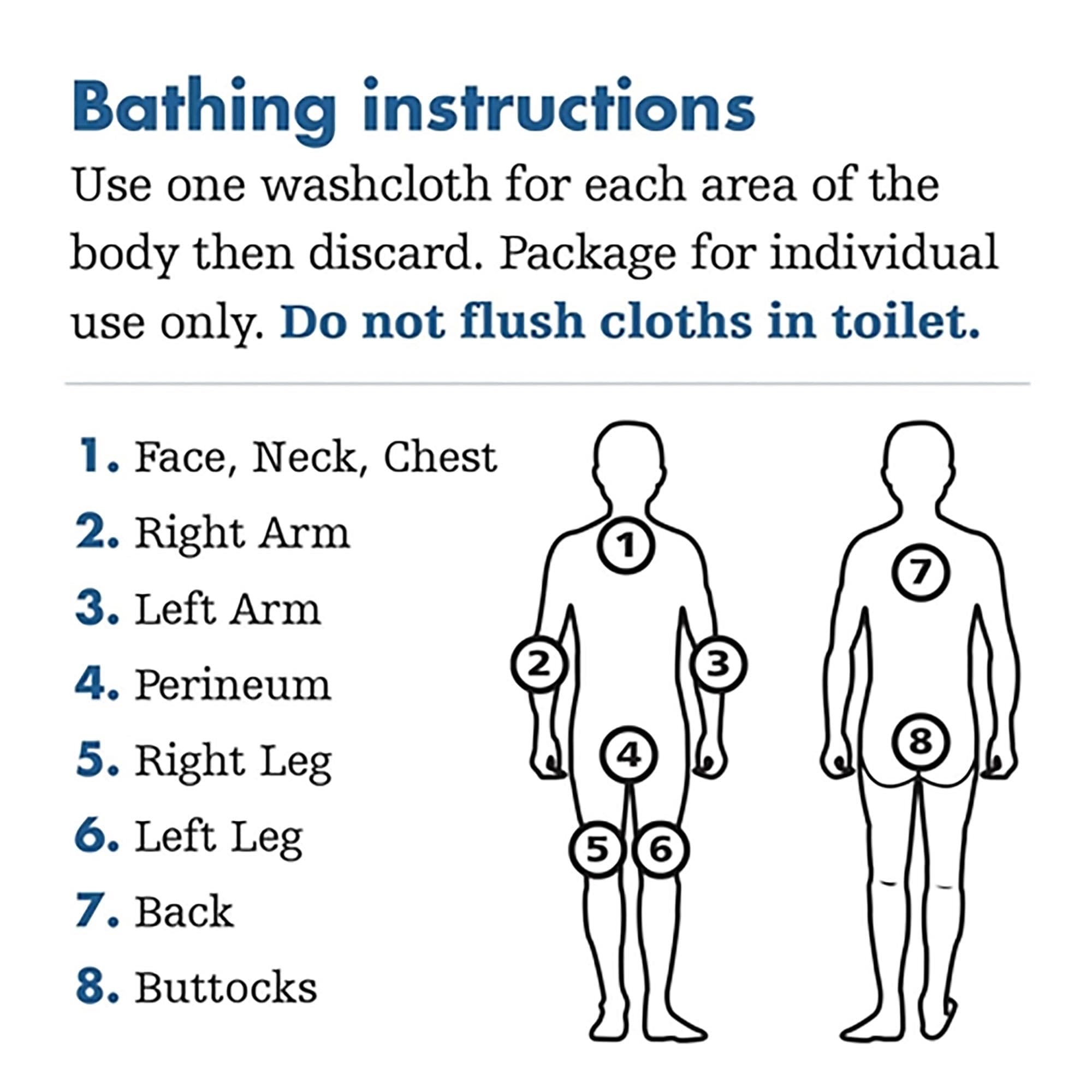 Sage Essential Bath Full Body Cleansing Washcloths - Image 4