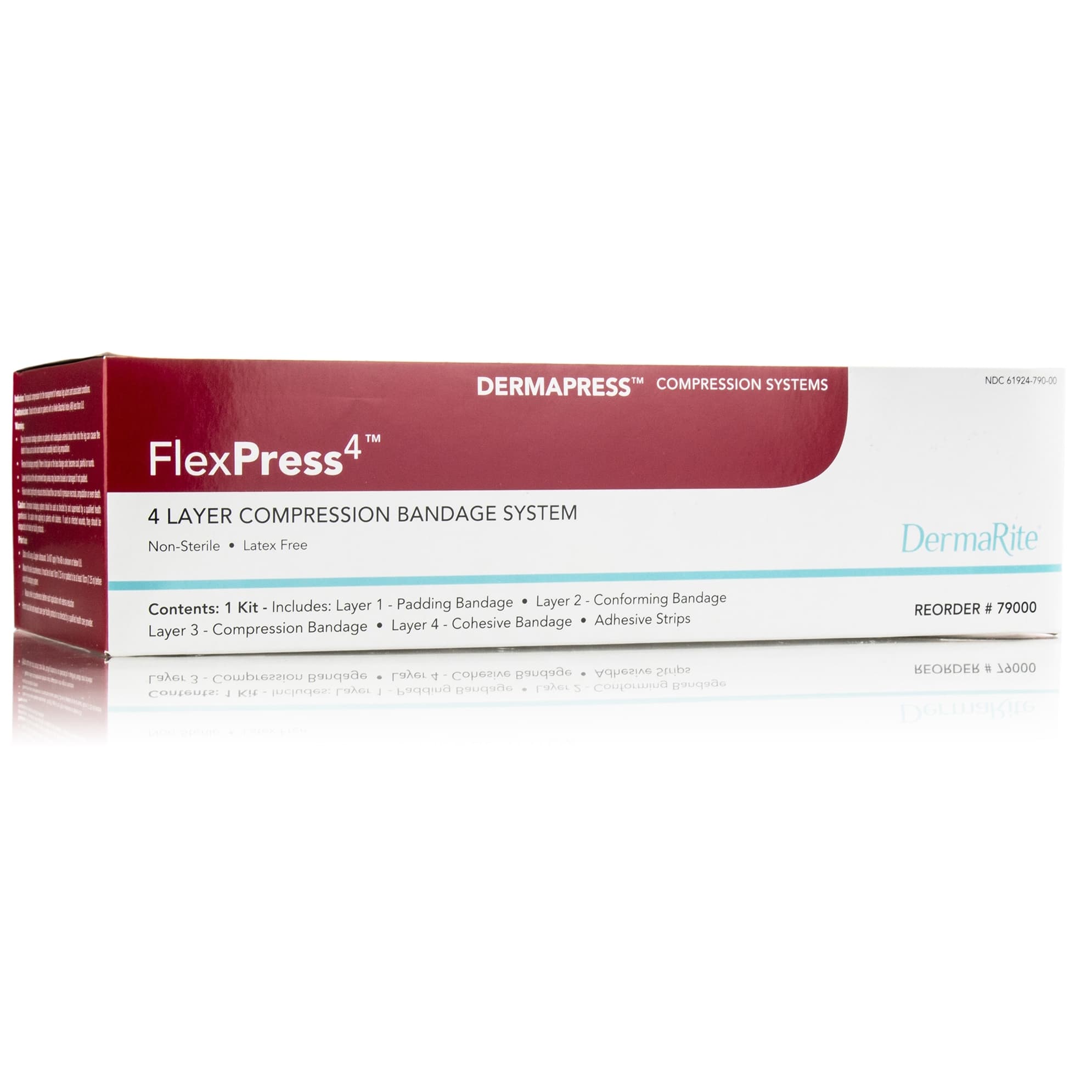 DermaRite FlexPress4 Four Layer Compression Bandage System - Image 2