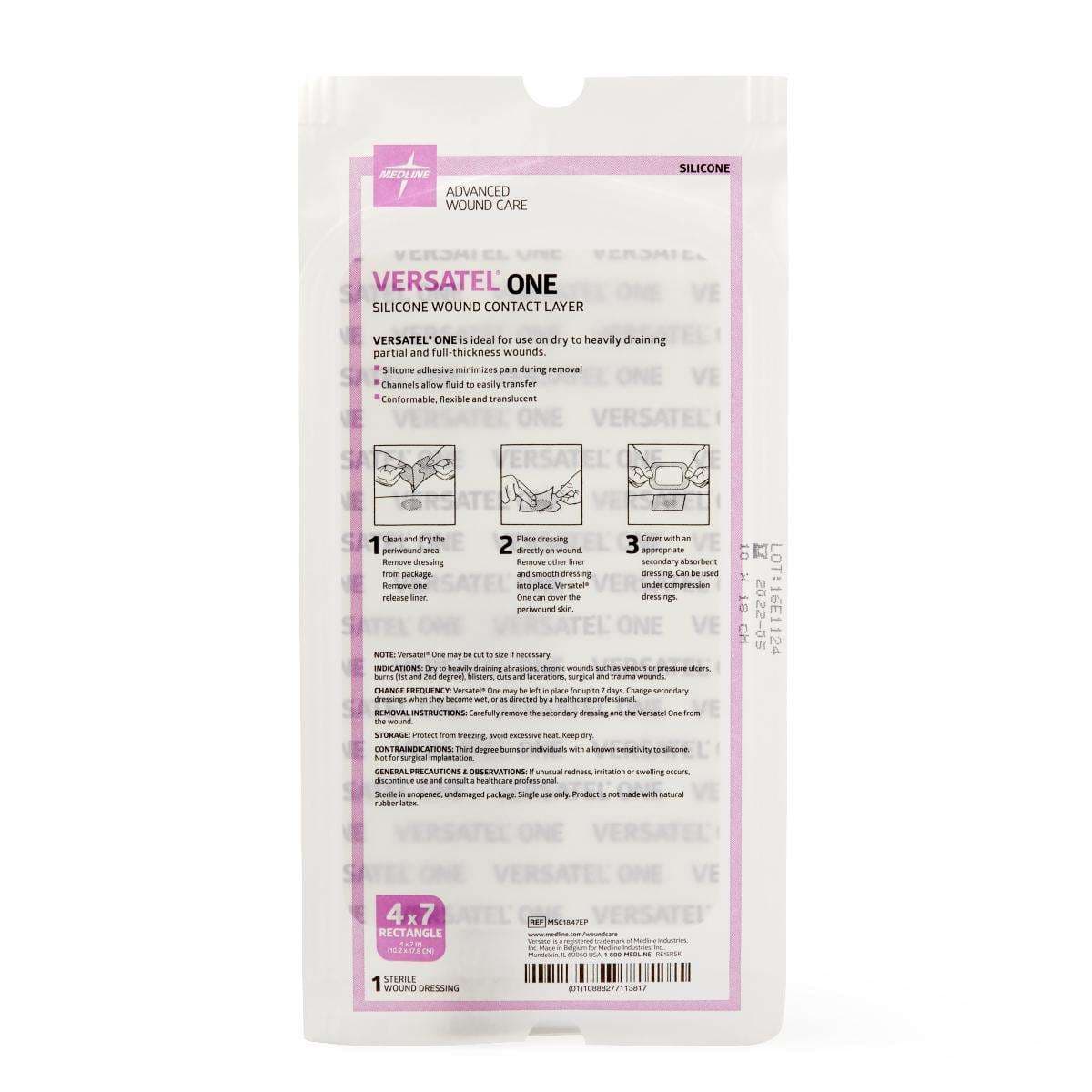 Versatel One Silicone Wound Contact Layer Dressing - Image 1