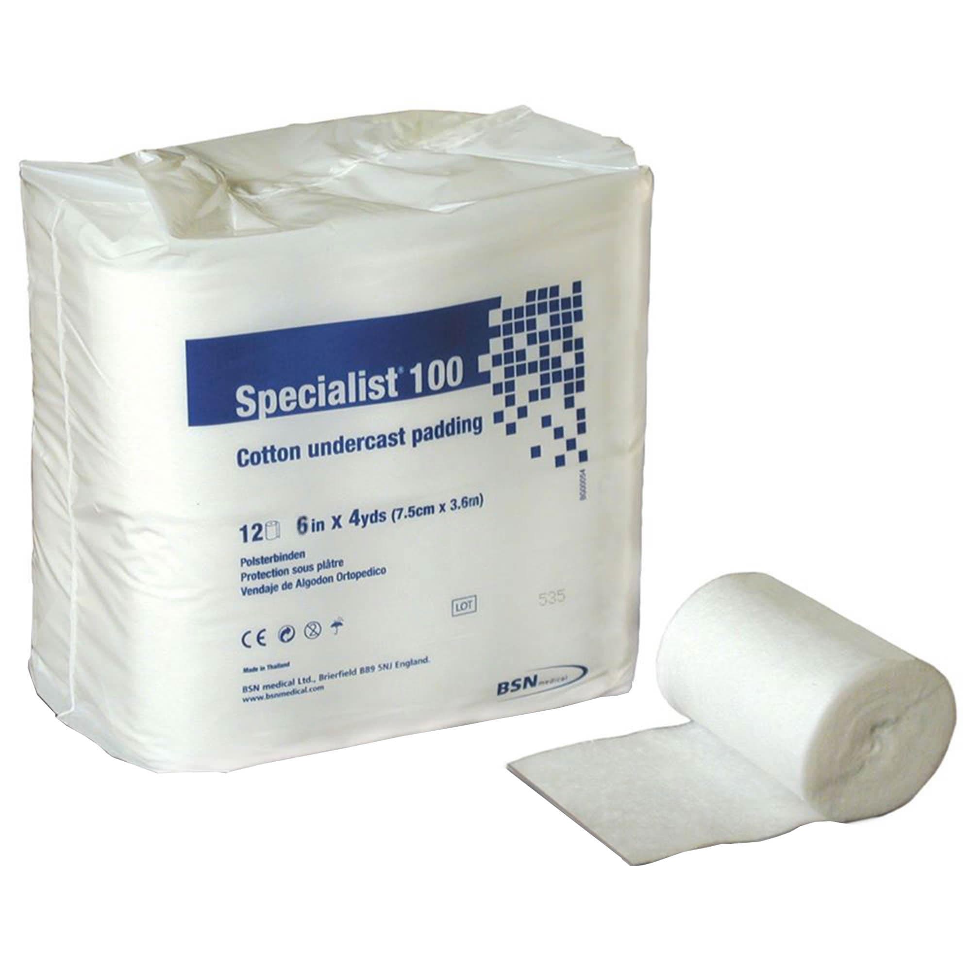 Specialist 100 Cotton Cast Padding, 6 Inch x 4 Yard - Bag of 6 - Image 1