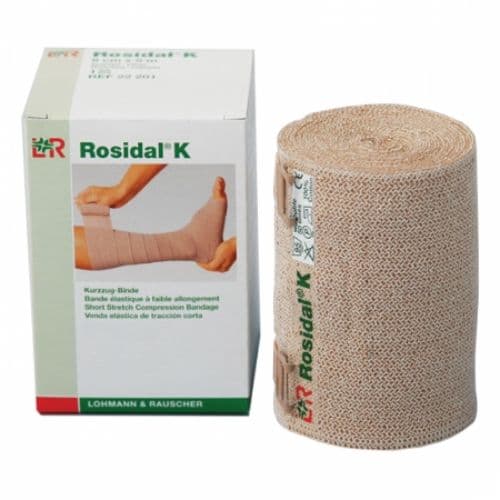 Rosidal K Short Stretch Compression Bandage, 4.7 Inch x 5.5 Inch - Each - Image 1