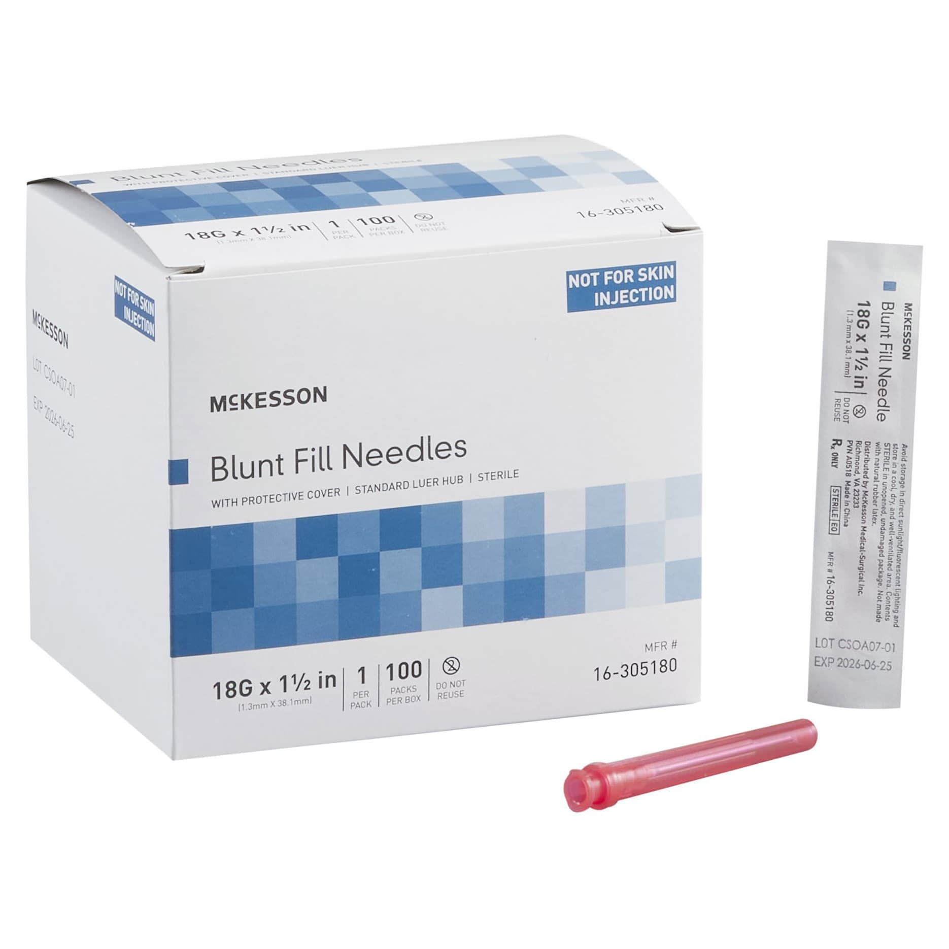 McKesson Blunt Fill Needles