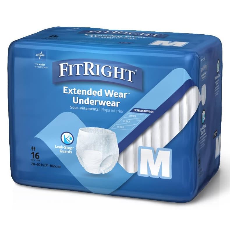 FitRight Extended Wear Overnight Adult Underwear - Image 3