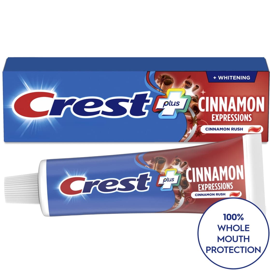 Crest Whitening Plus Cinnamon Expressions Toothpaste 5.4 oz - Each