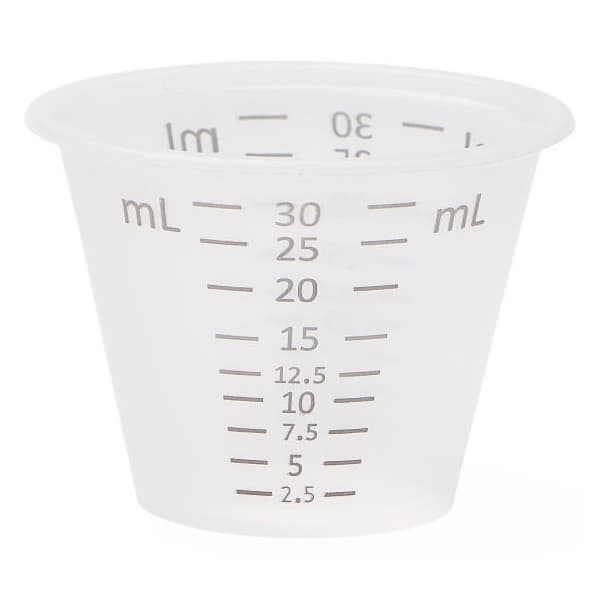 Medline Medicine Cup with Printed Graduations, 1 oz - Image 2