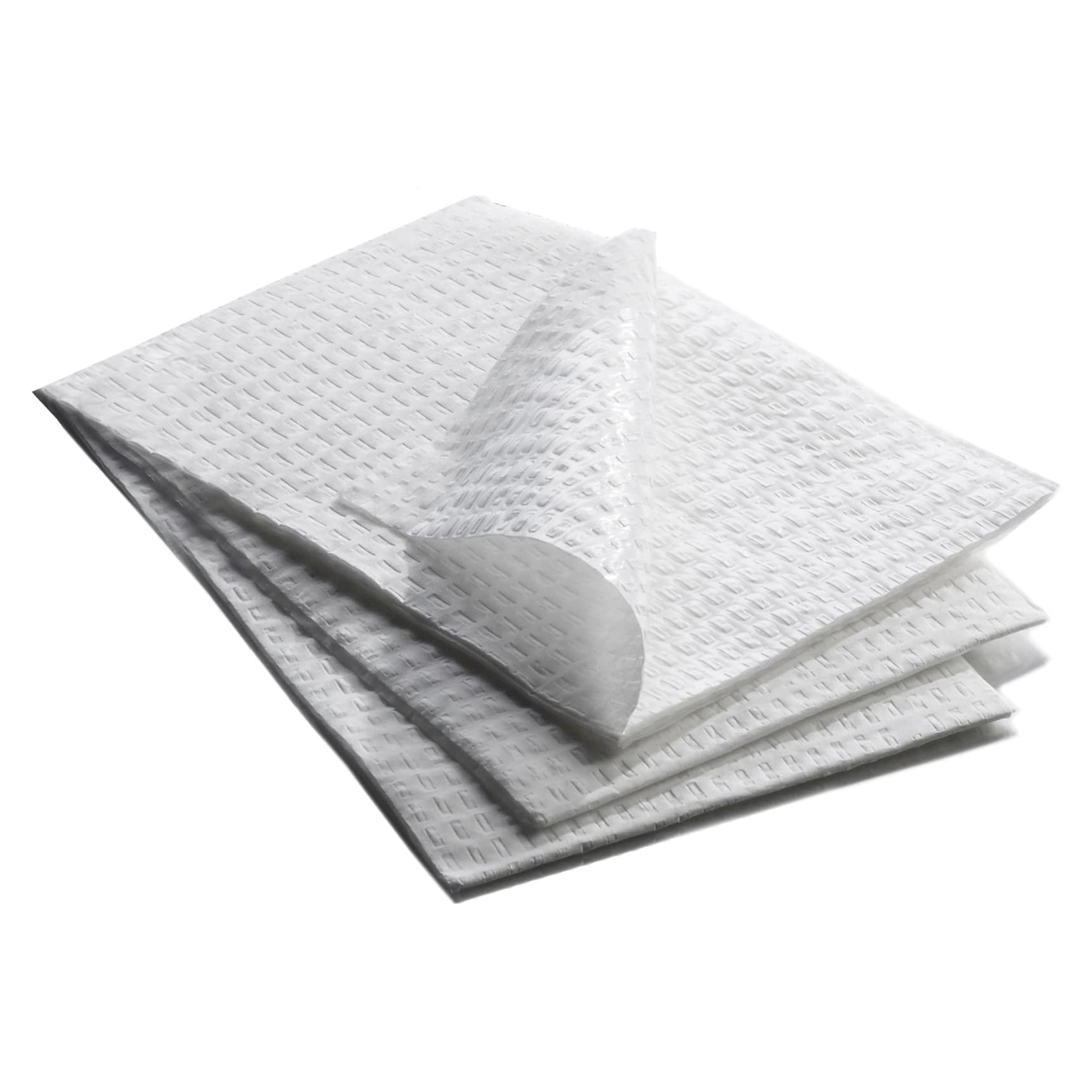 McKesson White Dental Bib, 13.5 x 18 Inch - Case of 500 - Image 3