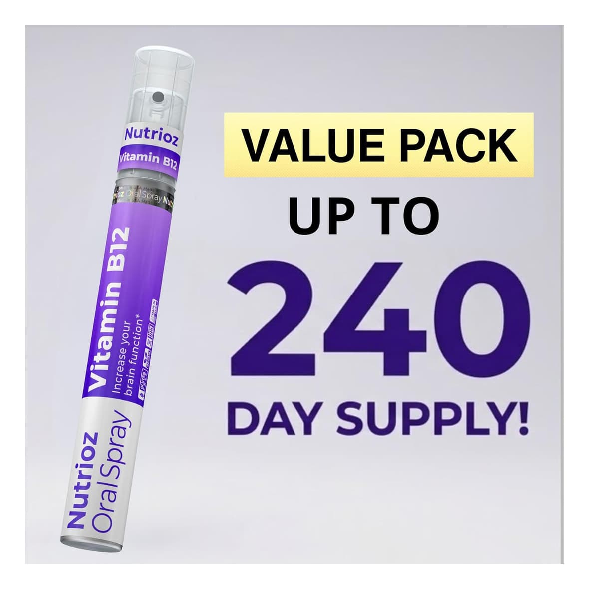Nutrioz Vitamin B12 Complex Oral Spray - Image 3