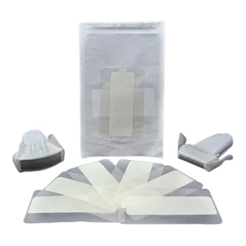 Sheathes3D Ultrasound Probe Cover 3.5 × 4.5", Adhesive Patch - Case of 75 - Image 1