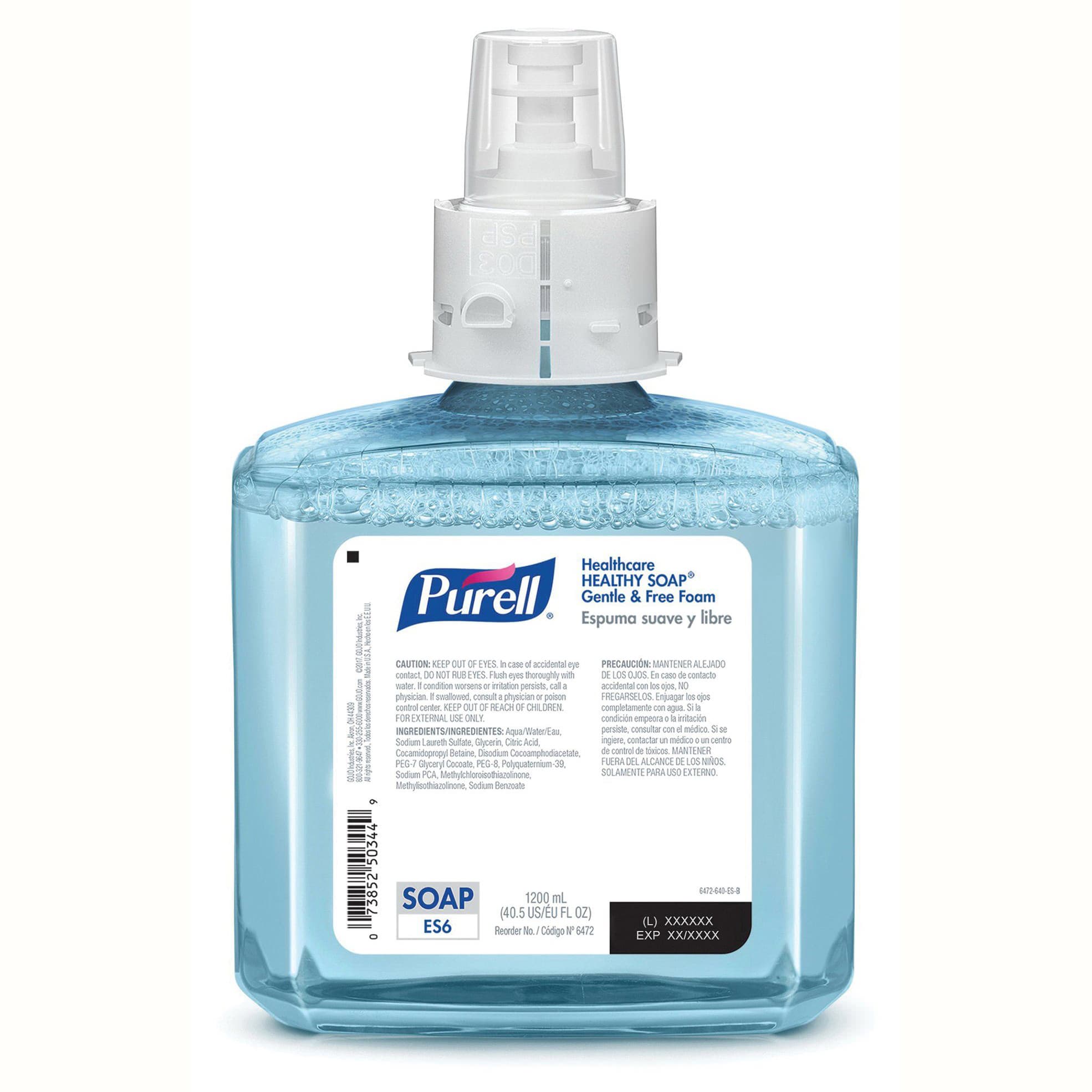 Purell Healthy Soap Gentle & Free Foaming Refill for ES6, 1200 ml - Case of 2 - Image 2