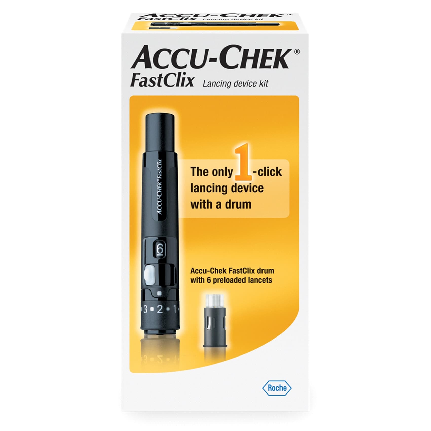 Accu-Chek FastClix Lancing Device - Each - Image 1