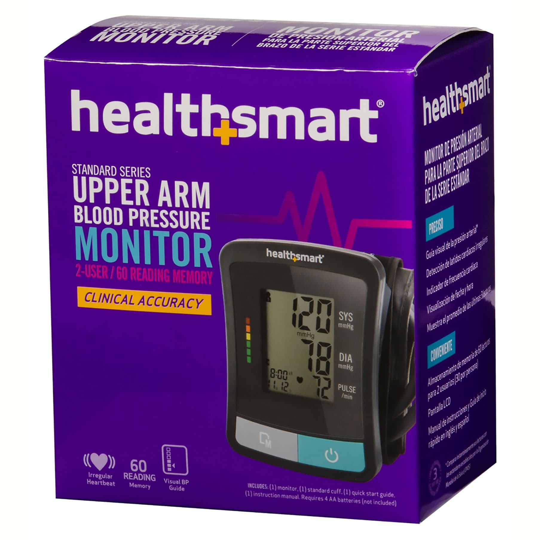 Mabis Digital Display Blood Pressure Monitor, Adult Size - Image 2