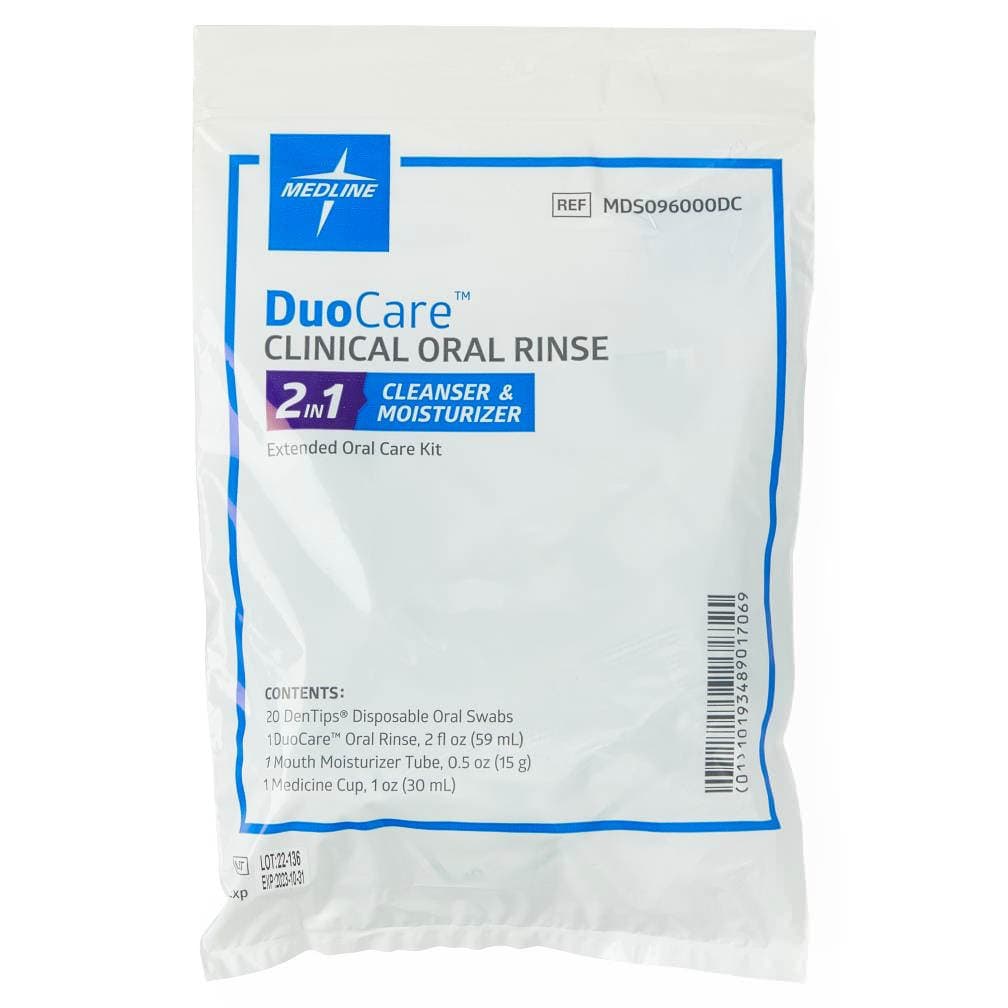 Duocare Extended Stay Oral Care Swab Kit - Case of 50 - Image 1