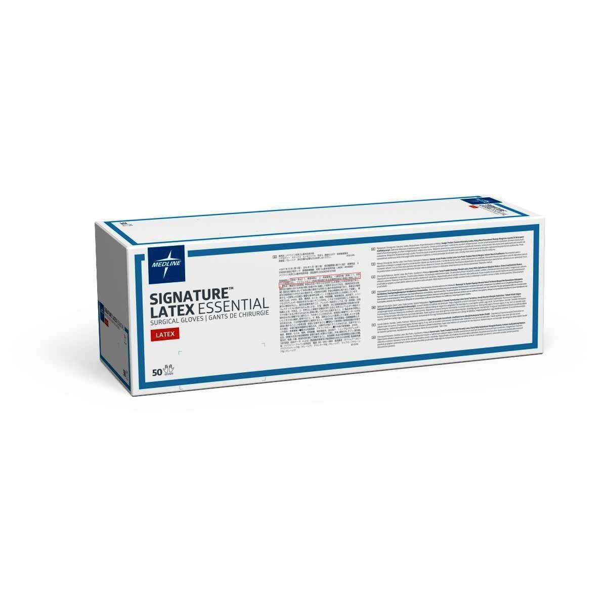 Medline Signature Latex Essential Surgical Gloves - Image 2