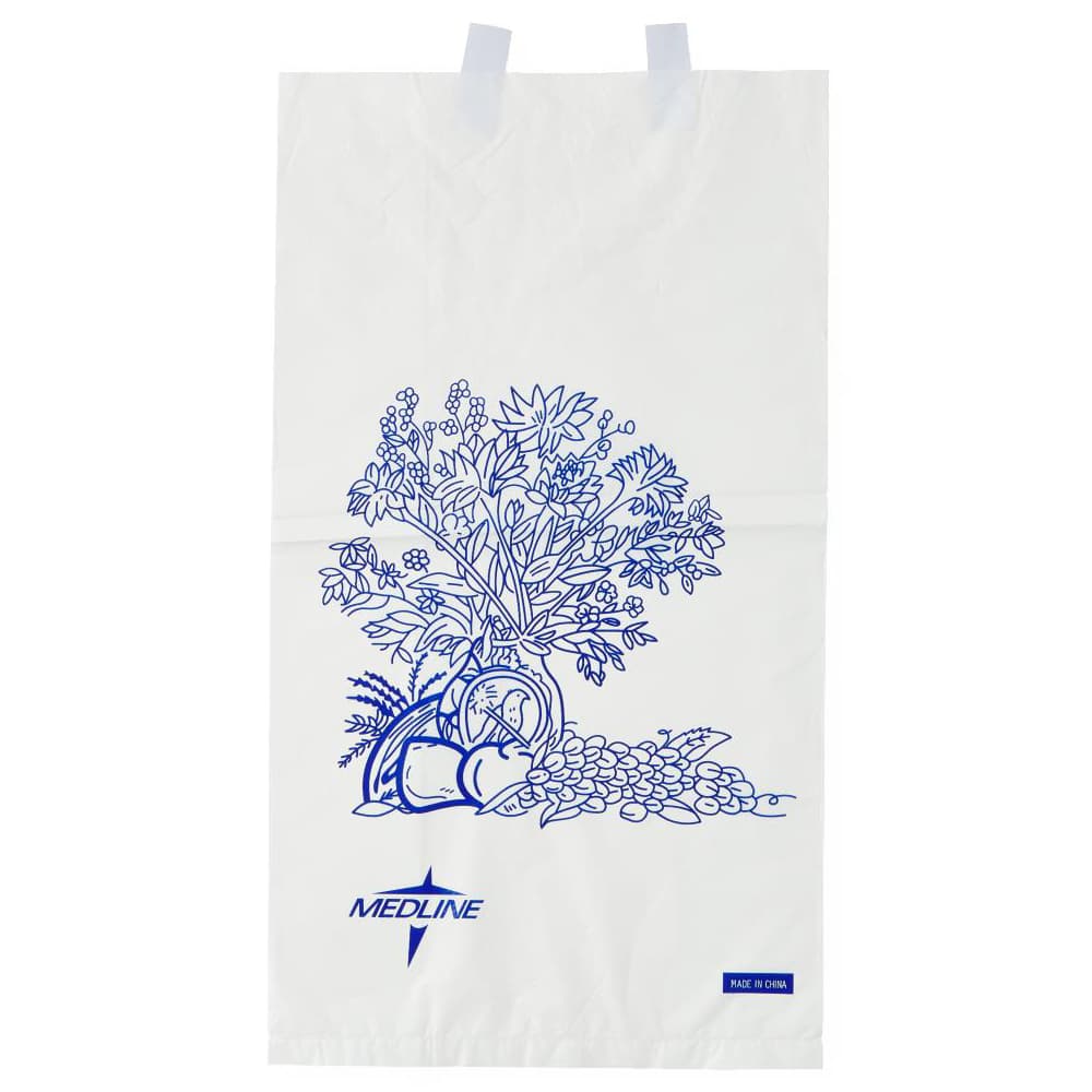 Medline White Bedside Bag