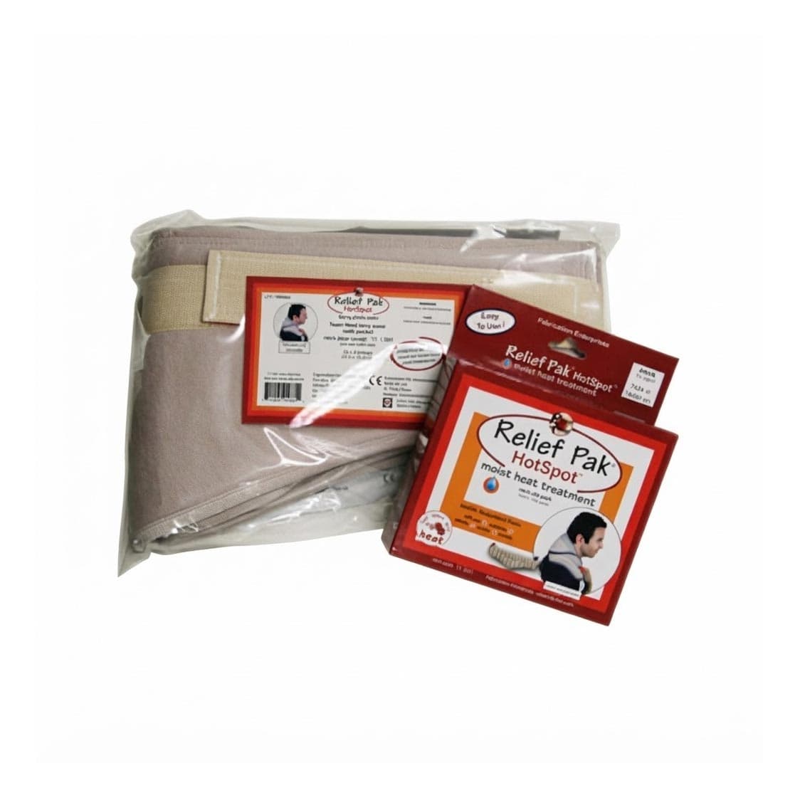 Relief Pak HotSpot Moist Heat pack and Cover Set, Neck Set - Case of 12 - Image 1