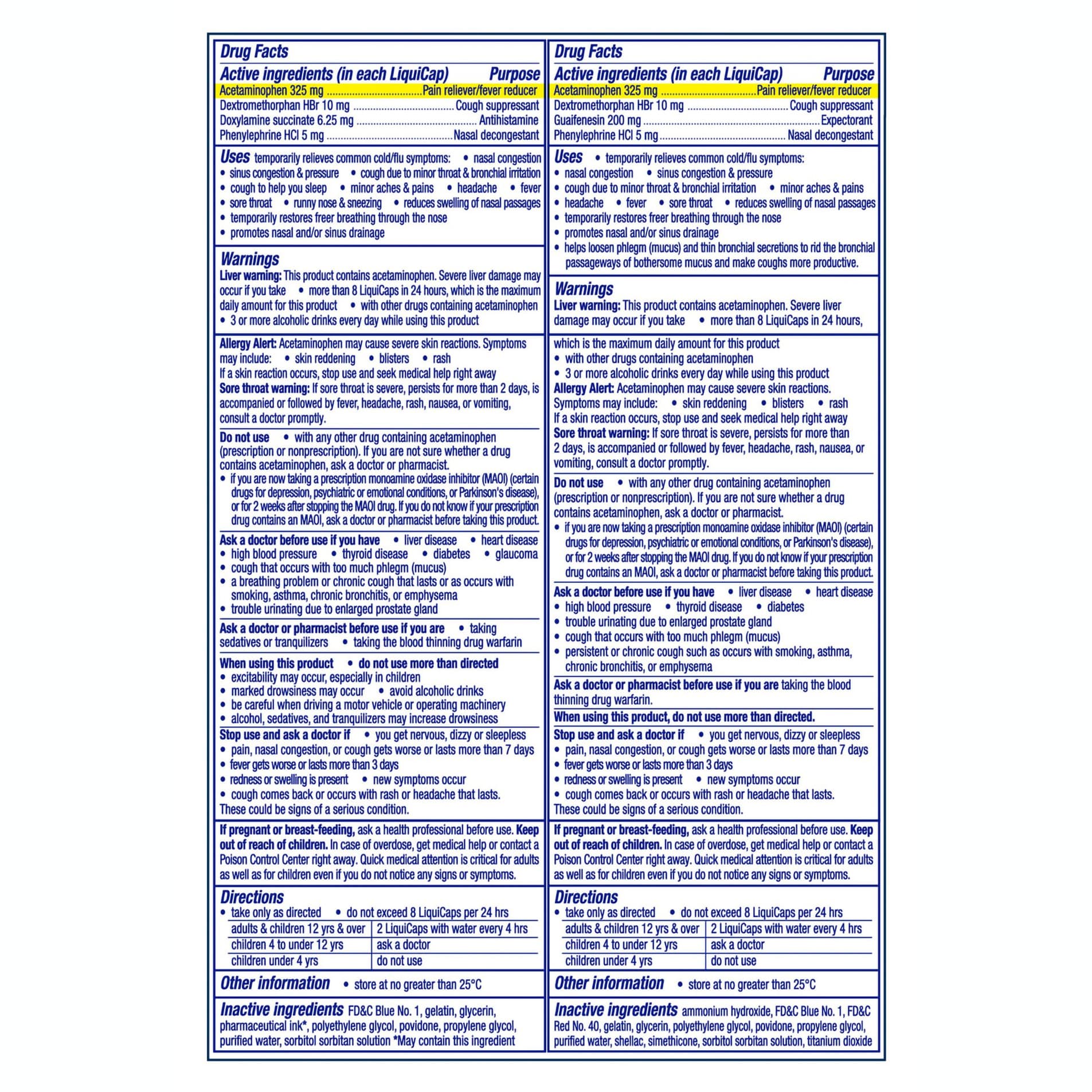 Vicks DayQuil NyQuil Severe Cold & Flu Liquicaps - Carton of 24 - Image 2