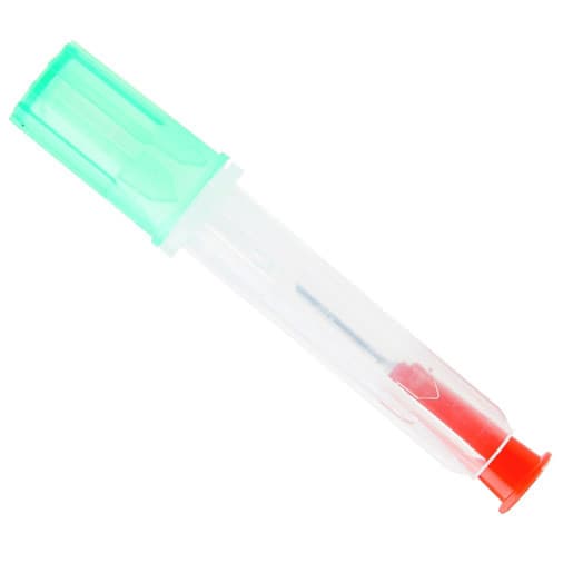 Twinpak Dual Cannula, 20 Gauge Steel and 17 Gauge Plastic - Box of 100 - Image 1
