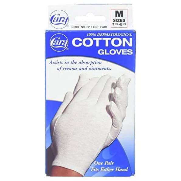 Cara Infection Control Cotton Gloves, Large - Pair - Image 1
