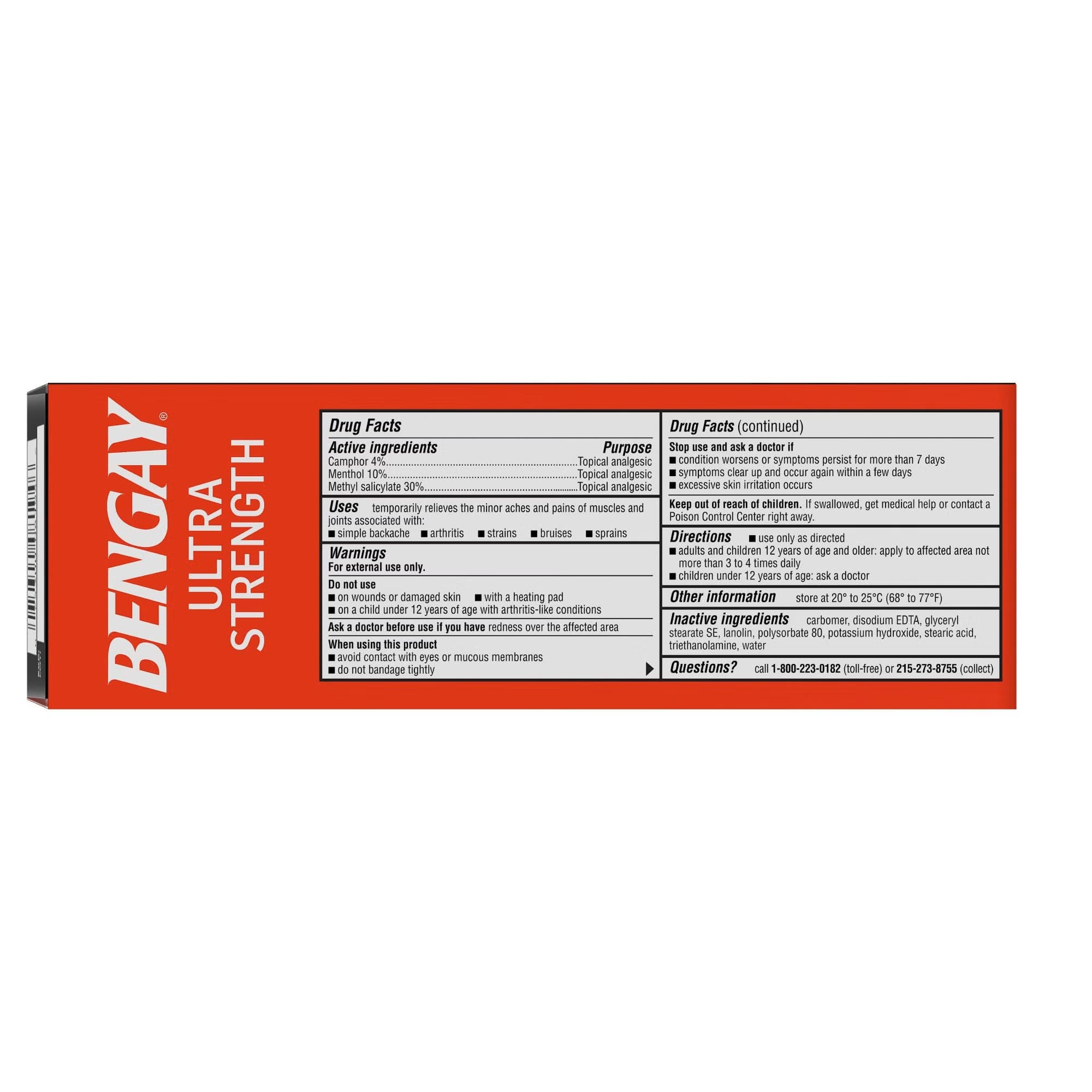 Bengay Ultra Strength Topical Analgesic Cream, 4 oz - Image 3