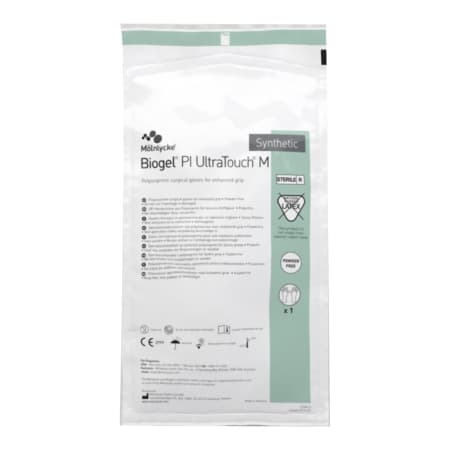 Biogel PI UltraTouch M Surgical Glove Straw Neutral 11.2 Inch, Size 7.5 - Box of 50 - Image 1