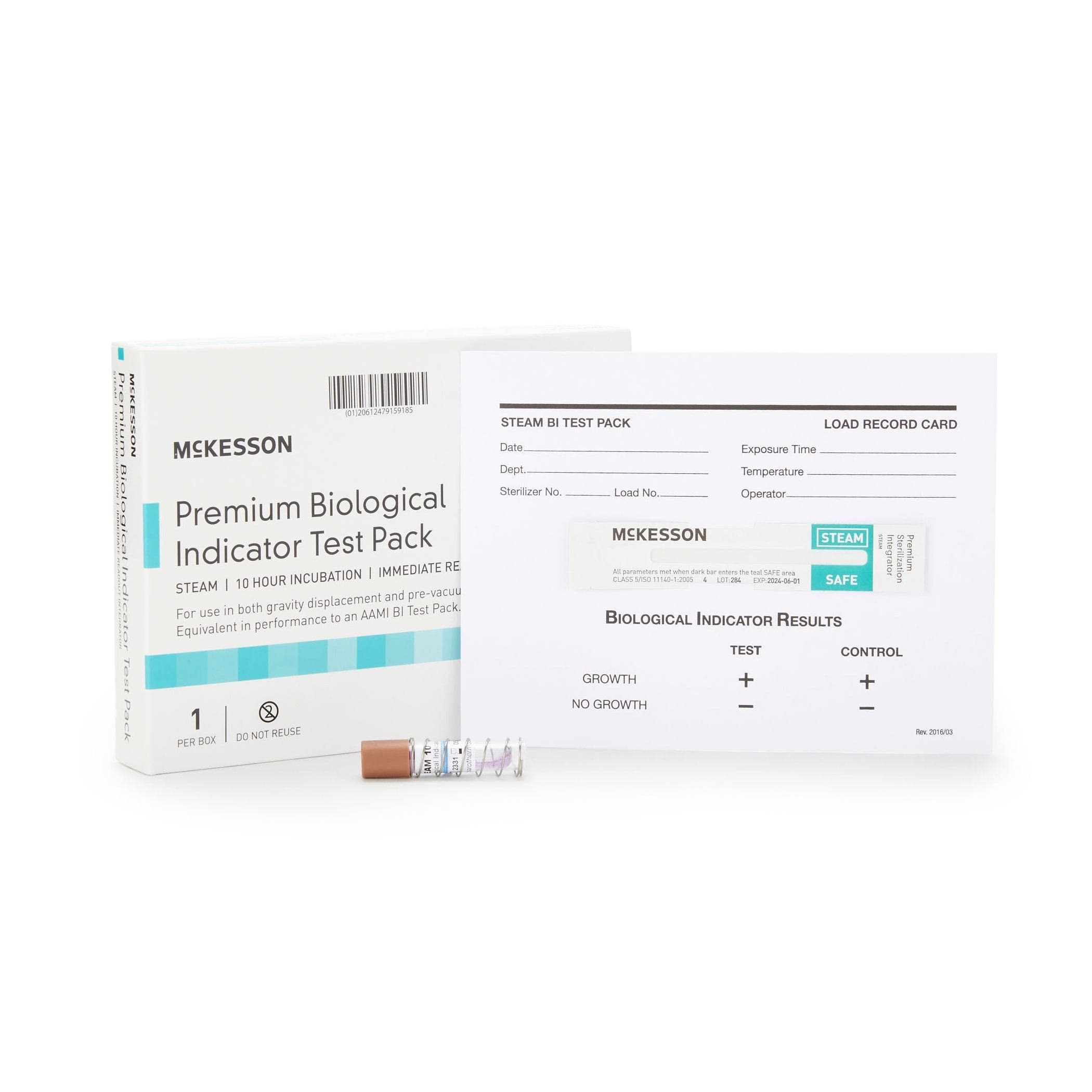 McKesson Sterilization Biological Indicator Pack - Case of 25 - Image 1