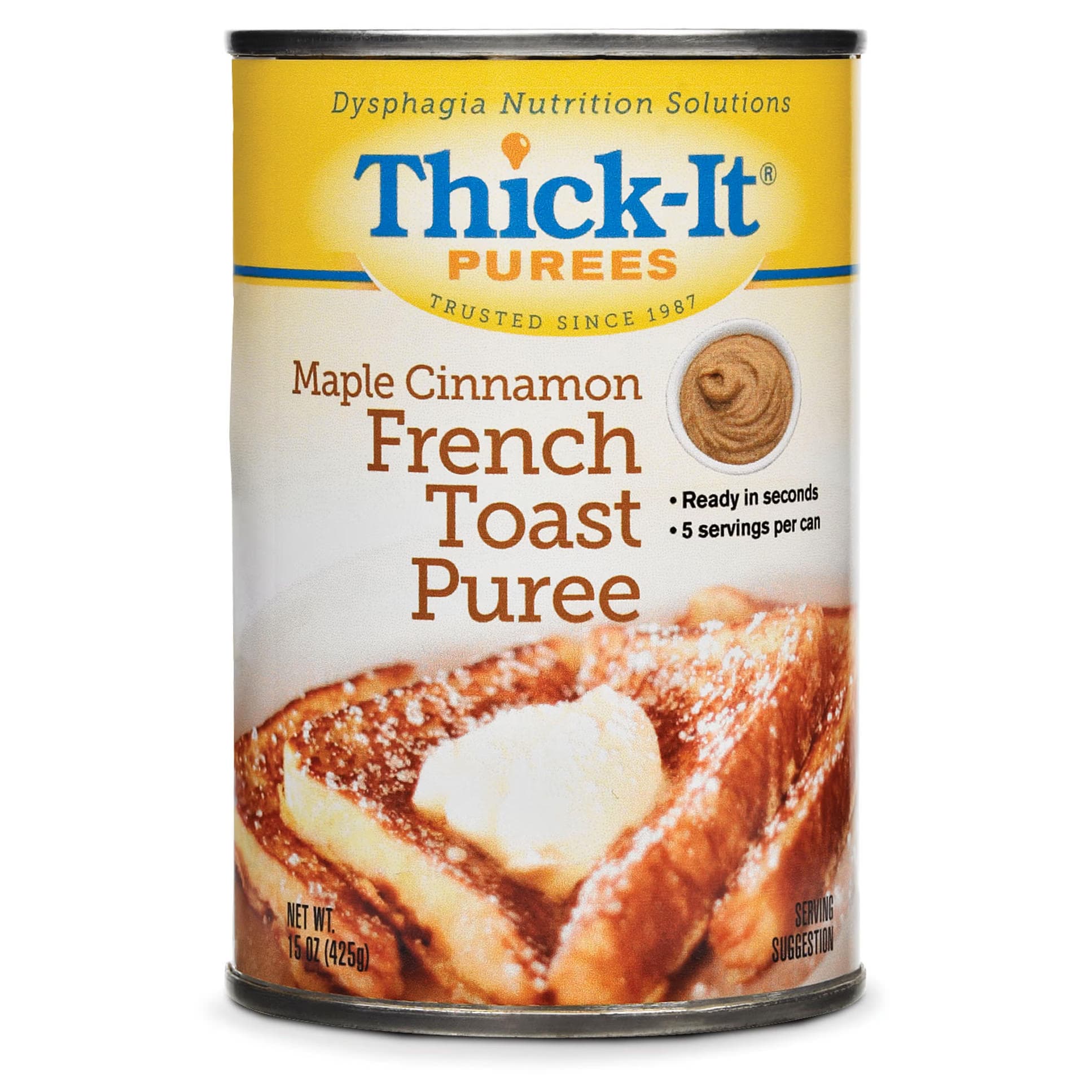 Thick-It Puree, Maple Cinnamon French Toast, 15 oz - Case of 12 - Image 1