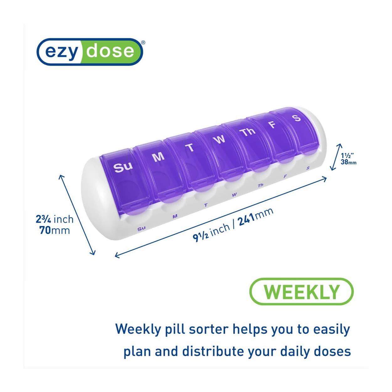 Ezy Dose Weekly Pill Planner Pods - Each - Image 3