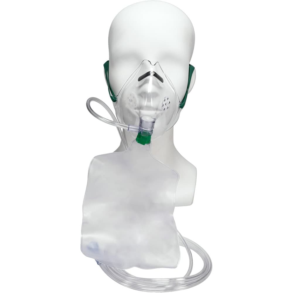 Salter Labs Pediatric High Concentration, Non-Rebreather Oxygen Mask with Safety Vent and 7 Ft Tubing - Image 1