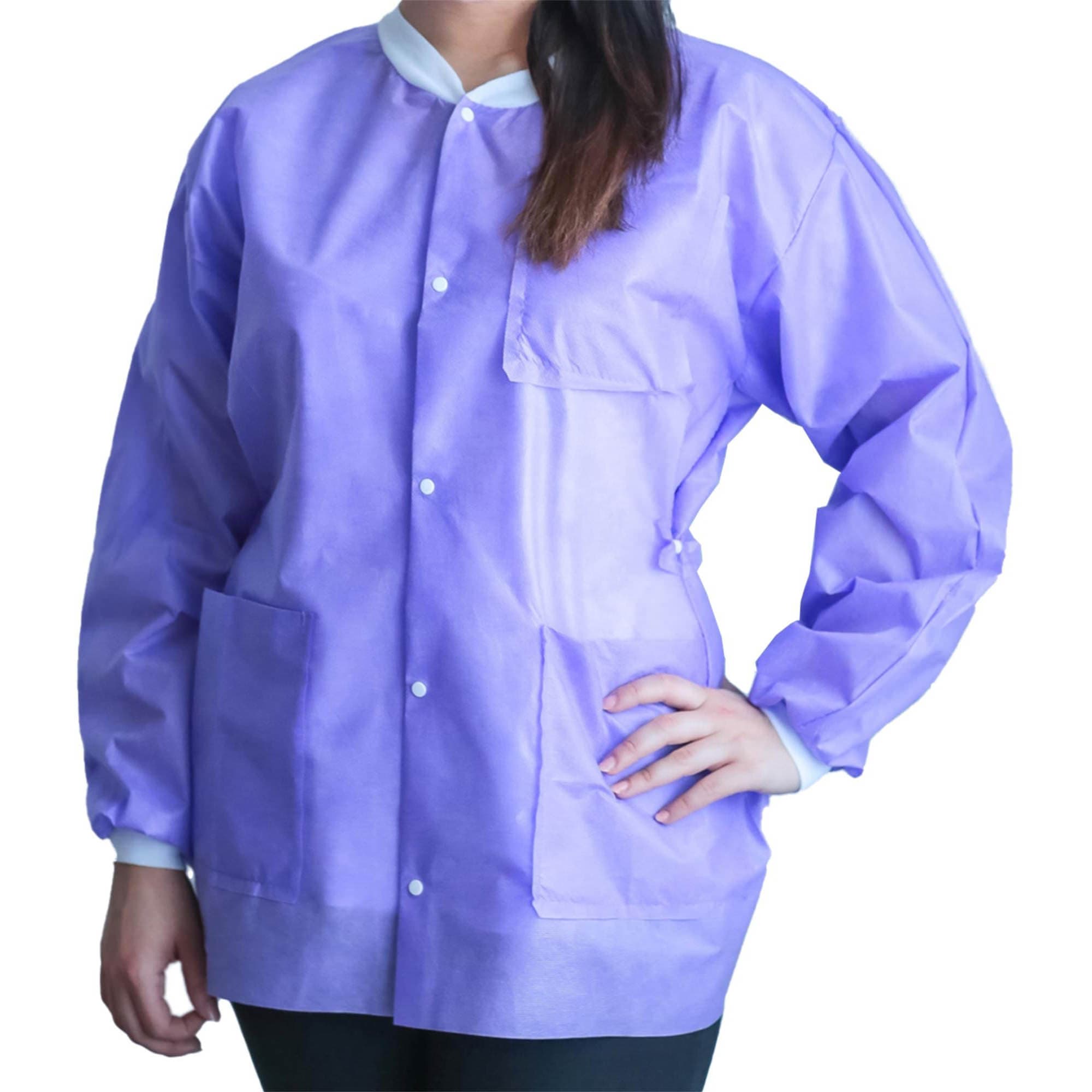 FitMe Lab Jacket, Medium, Purple - Bag of 10 - Image 1