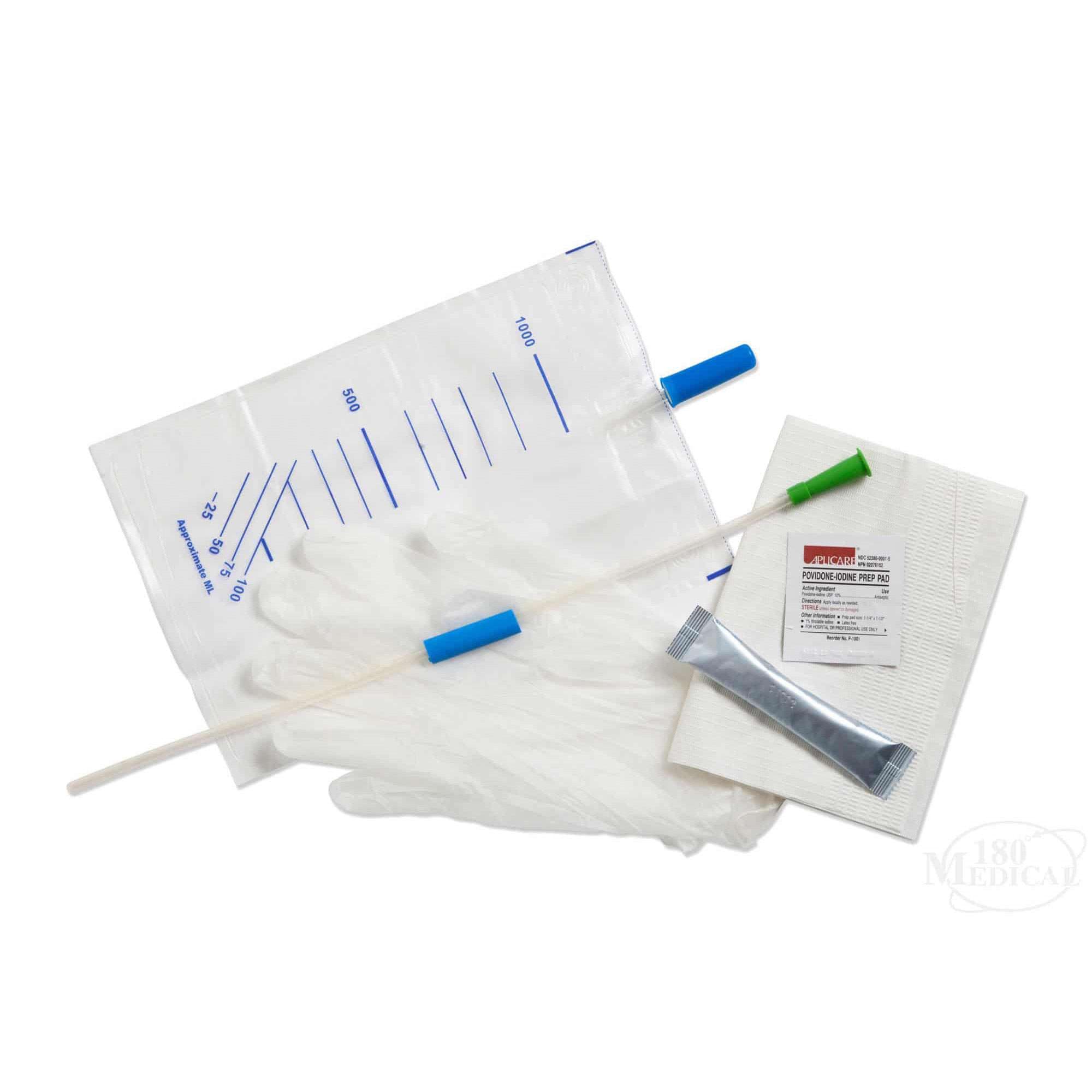 GentleCath Hydrophilic Urinary Catheter Kit for Male, 12 Fr, 15.7" - Box of 10 - Image 1