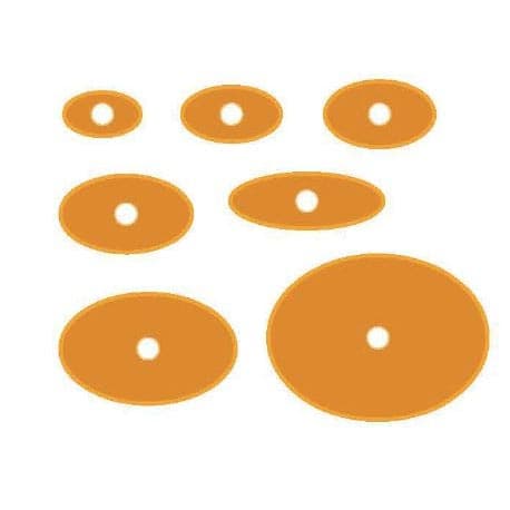Nu hope Oval Barrier 54 Discs, 2-1/2 Inch - Package of 10 - Image 1