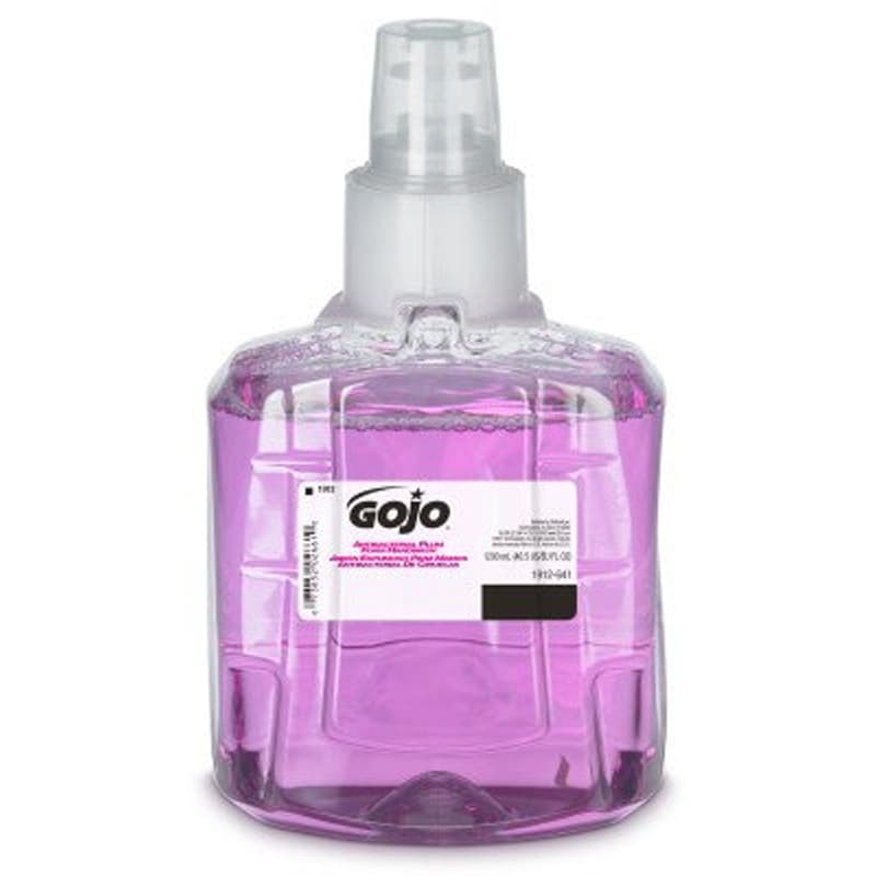 GOJO Luxury Foaming Antibacterial Soap, 1200 ml, Plum Scent - Case of 2 - Image 1
