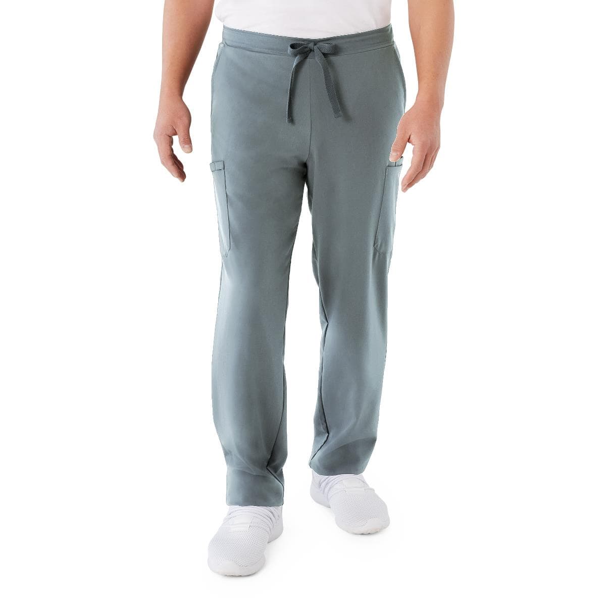 Medline Clinton AVE Scrub Pants with 6 Pockets, Gray, 2XLarge, Tall - Each - Image 1