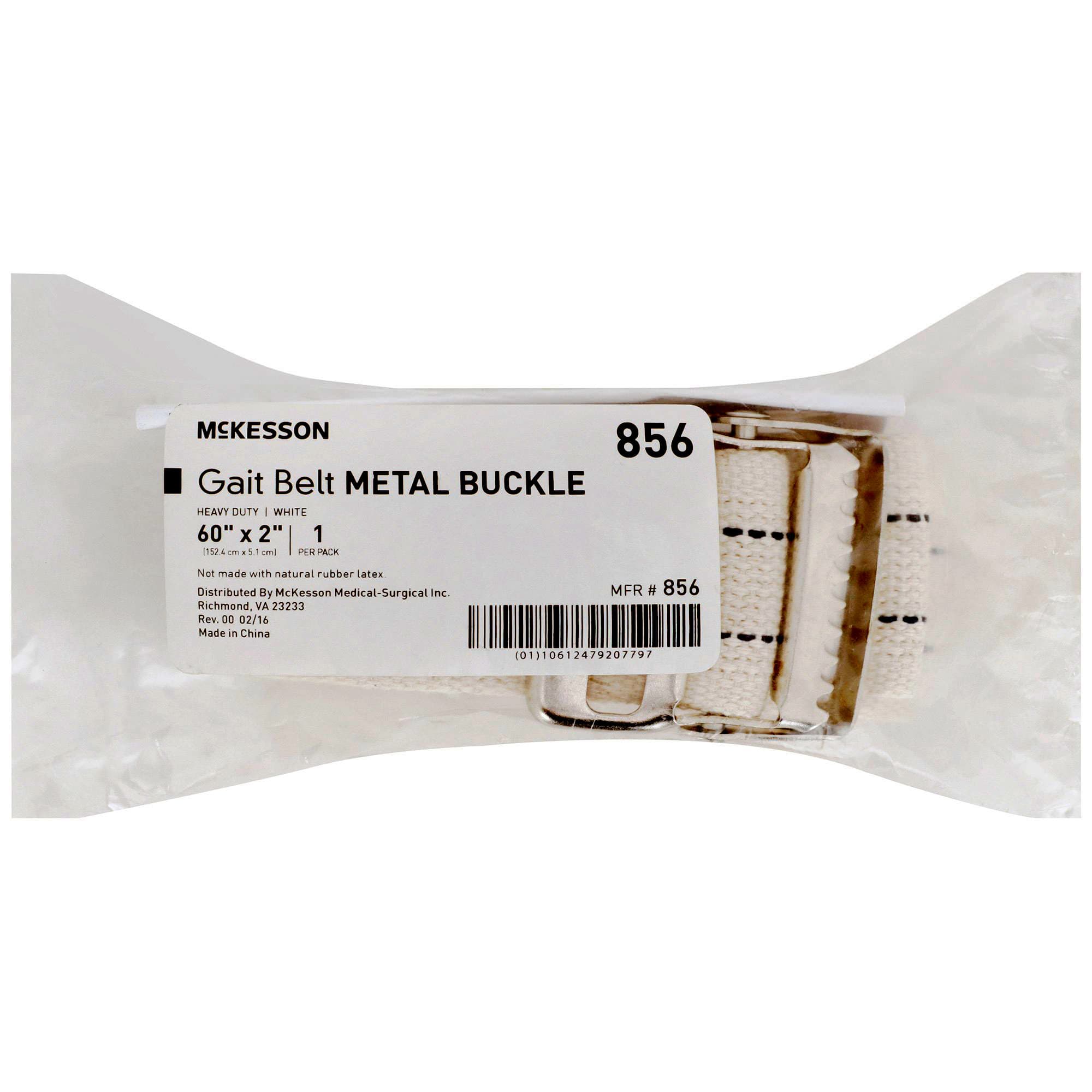 McKesson Select Heavy Duty Gait Belt, 60" Length - Image 2