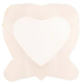 Cardinal AMD Gentle Border Antimicrobial Foam Dressing, 9-1/4 x 9-1/4 Inch - Each - Image 1