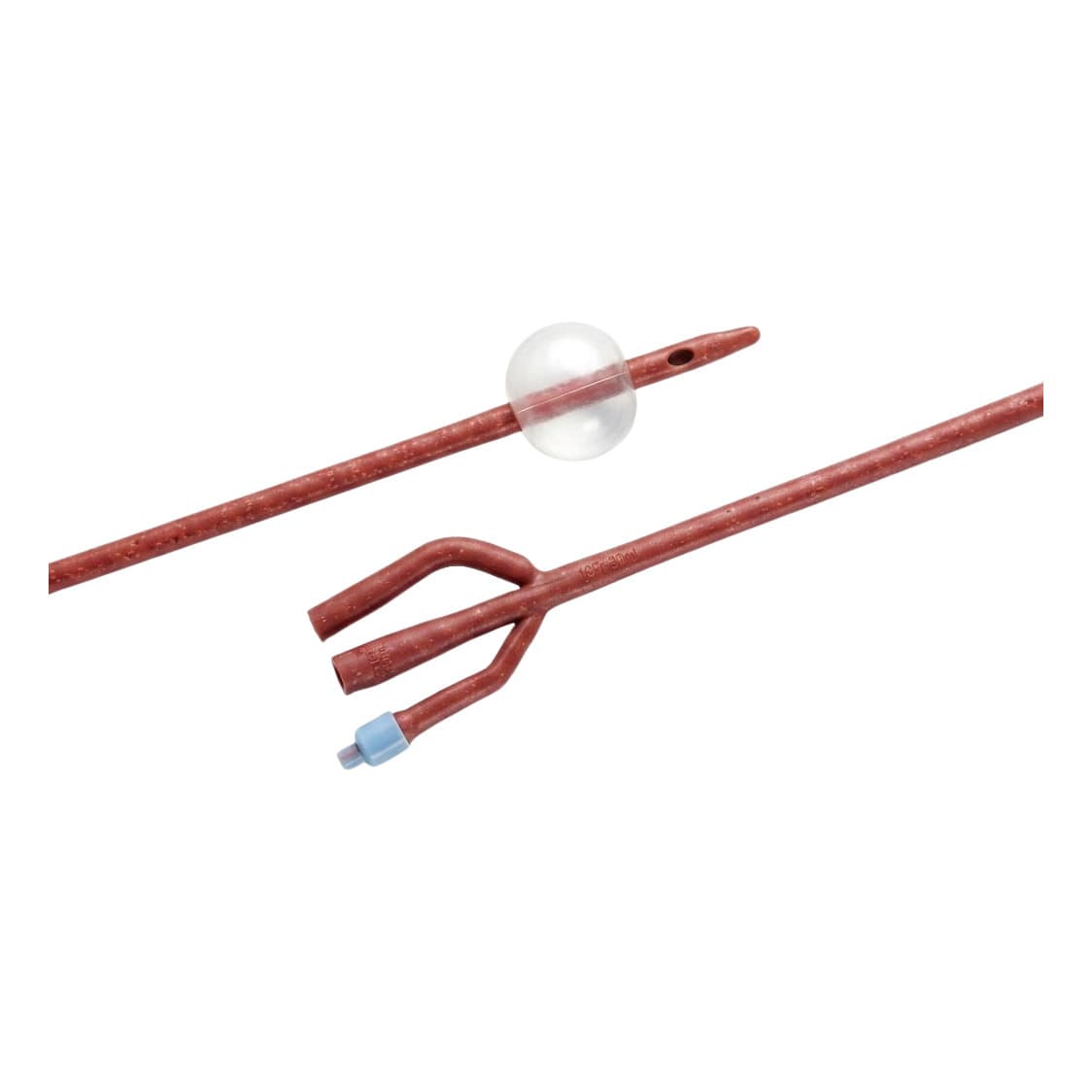 Bardex I.C. Couvelaire 3-way Red Latex Foley Catheters, 20 Fr - Case of 5 - Image 1