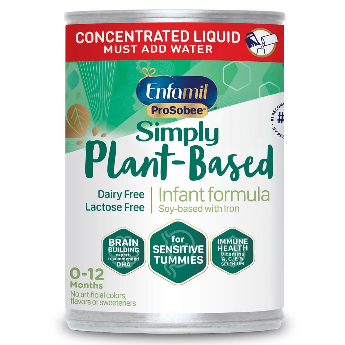 Enfamil ProSobee Lipil Concentrate Soy Based Infant Formula, 13 oz. - Case of 12 - Image 1