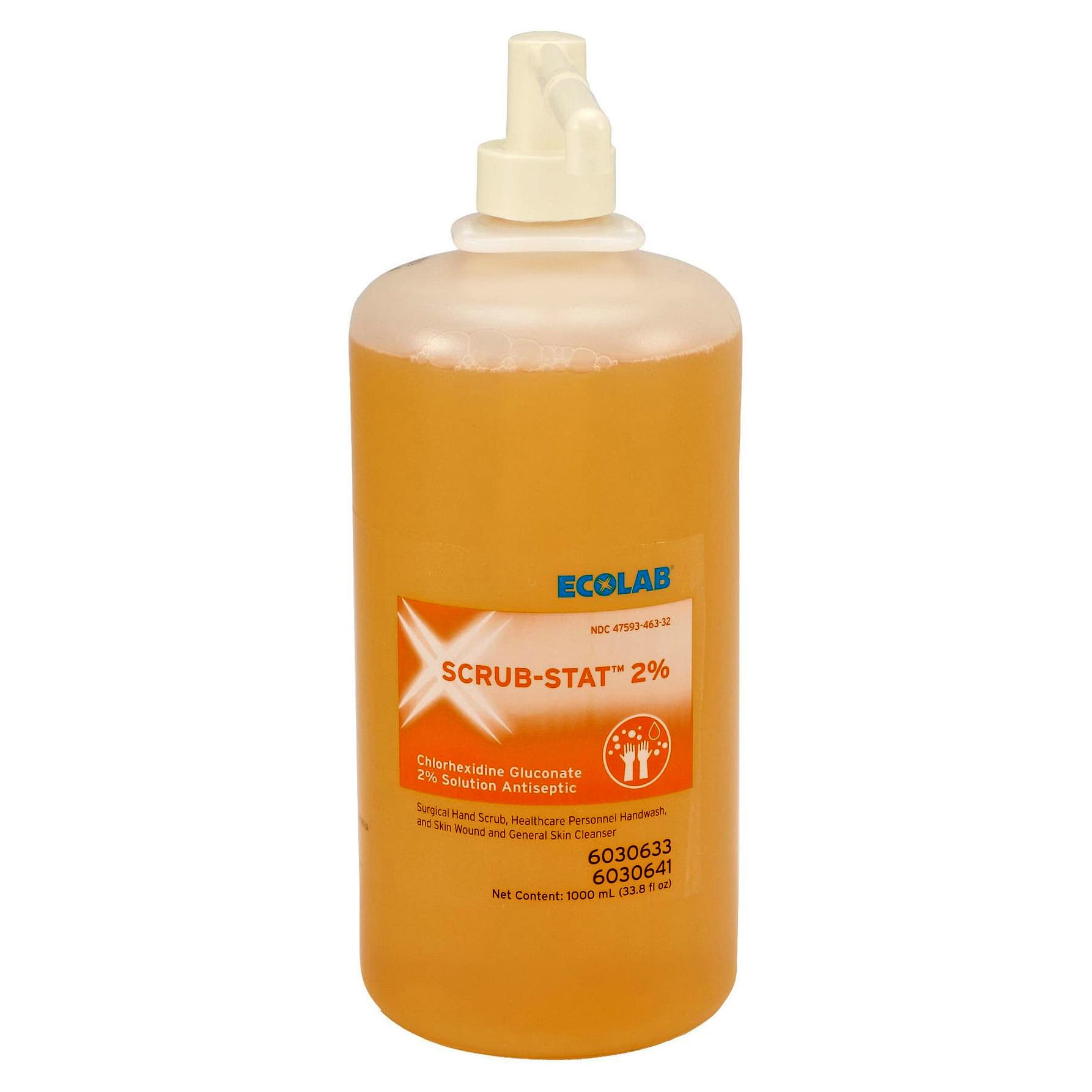 Scrub-Stat 2% Surgical Scrub Solution Liquid Bottle, 1,000 mL - Case of 12 - Image 1