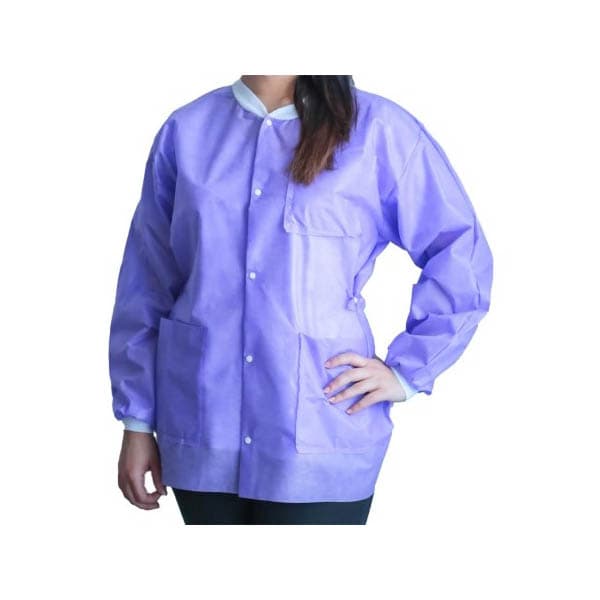 FitMe Lab Jacket, Medium, Purple - Bag of 10 - Image 1