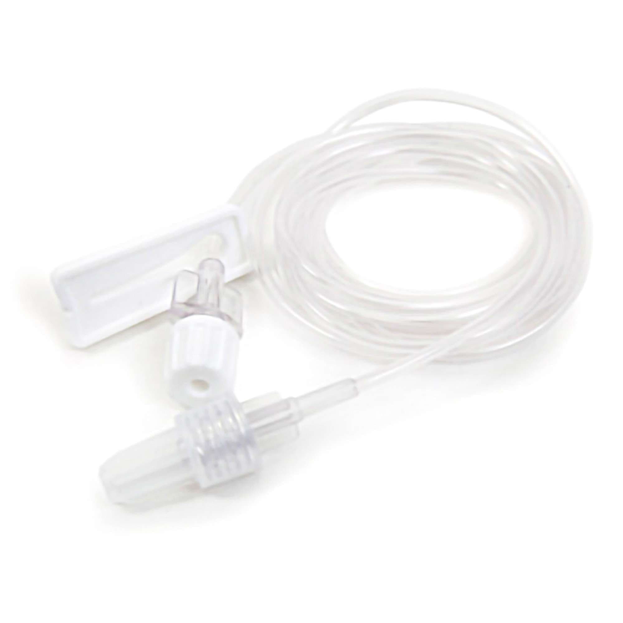TrueCare Biomedix 30" Mini Bore IV Extension Set with Male-Female Luer Locks - Box of 50 - Image 1