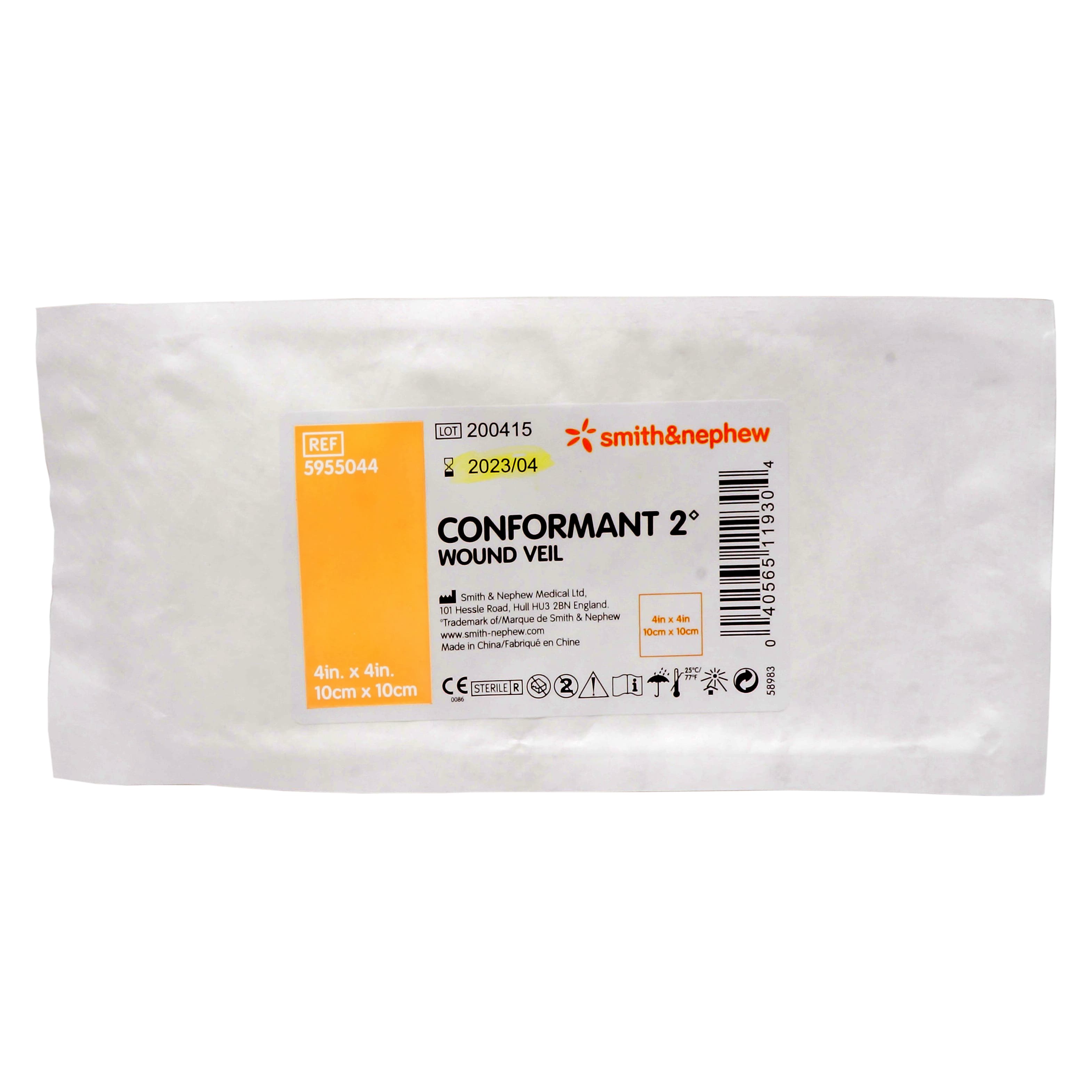 Conformant 2 Wound Contact Layer Dressing, 4 x 4 Inch - Image 1