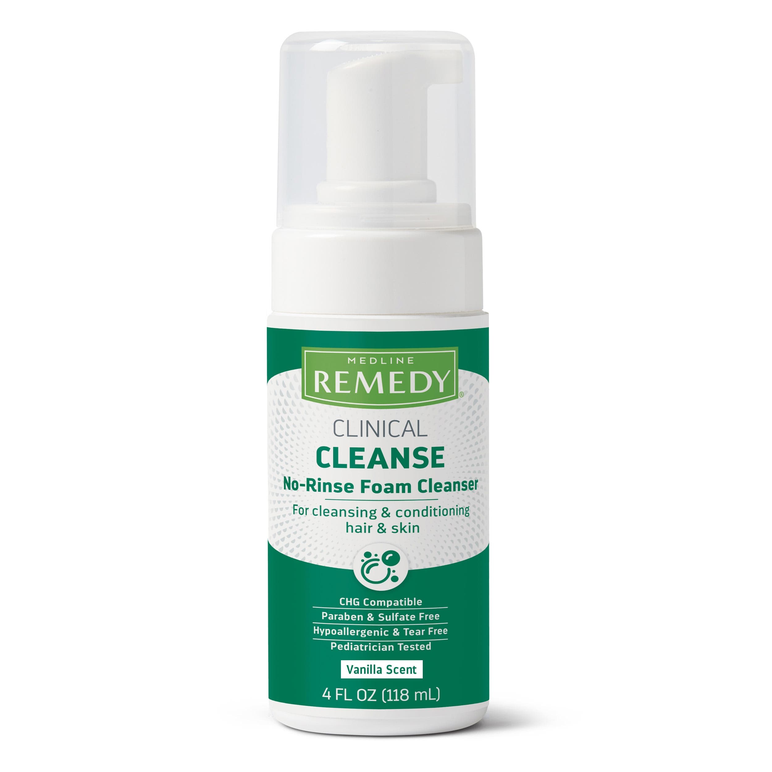 Remedy Clinical Cleanse No-Rinse Foam Cleanser, Vanilla scent, 4 oz - Case of 24 - Image 1