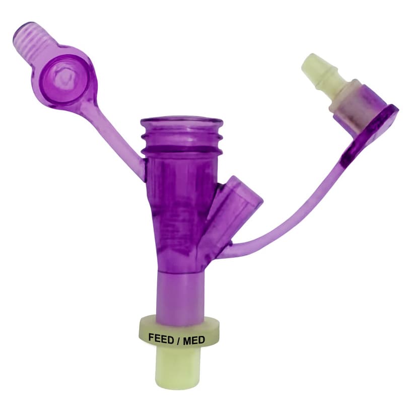 AMT ENFit Y-Port Transition Adapter with Enhanced Med-Port - Image 1