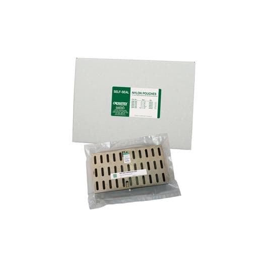 Crosstex Nylon Sterilization Pouch, 7" x 10.5" - Box of 100 - Image 1