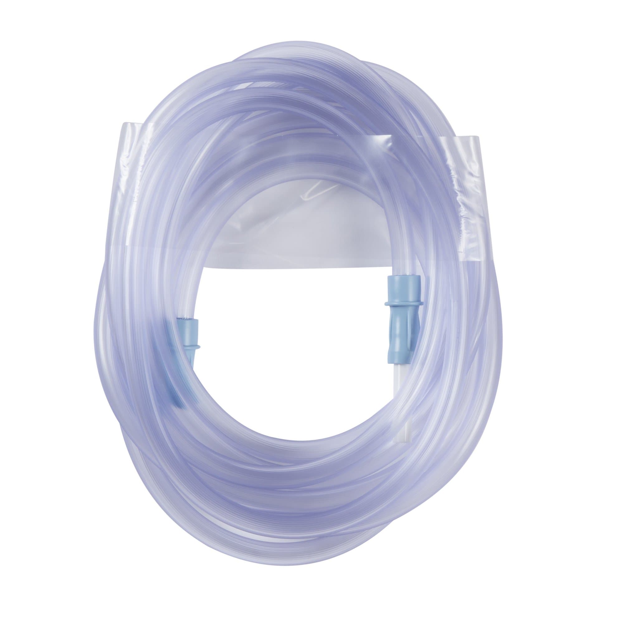 McKesson Suction Connecting Tubing Non-Conductive, Clear, 2 Female Connectors, 1 Straight Male Connector - Image 3