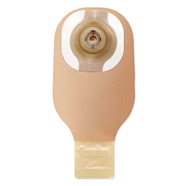 Premier 1-Piece Cut-to-Fit Drainable Pouch with CeraPlus Soft Convex Skin Barrier, Ultra-Clear, Upto 1-1/2 Inch - Box of 5 - Image 1