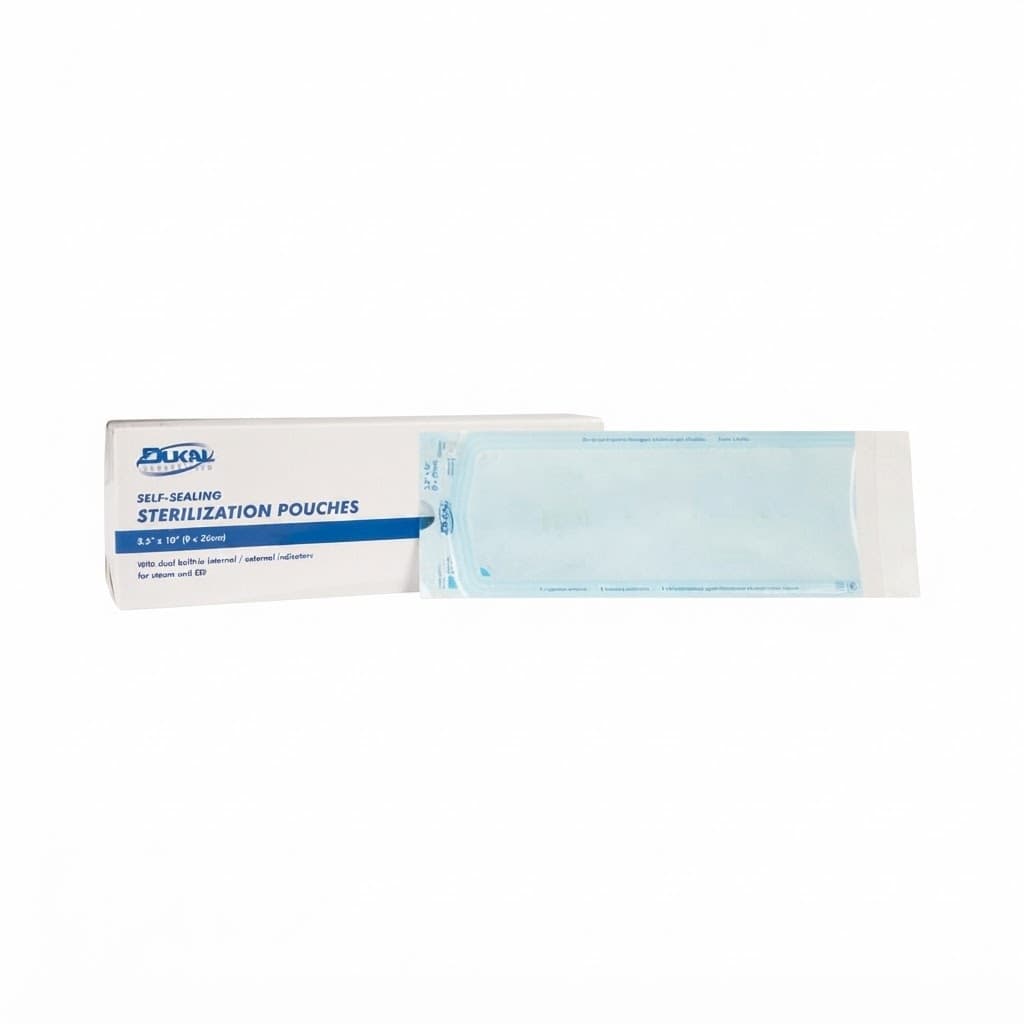Dukal Sterilization Pouch, 3.5" x 10" - Case of 4000 - Image 1
