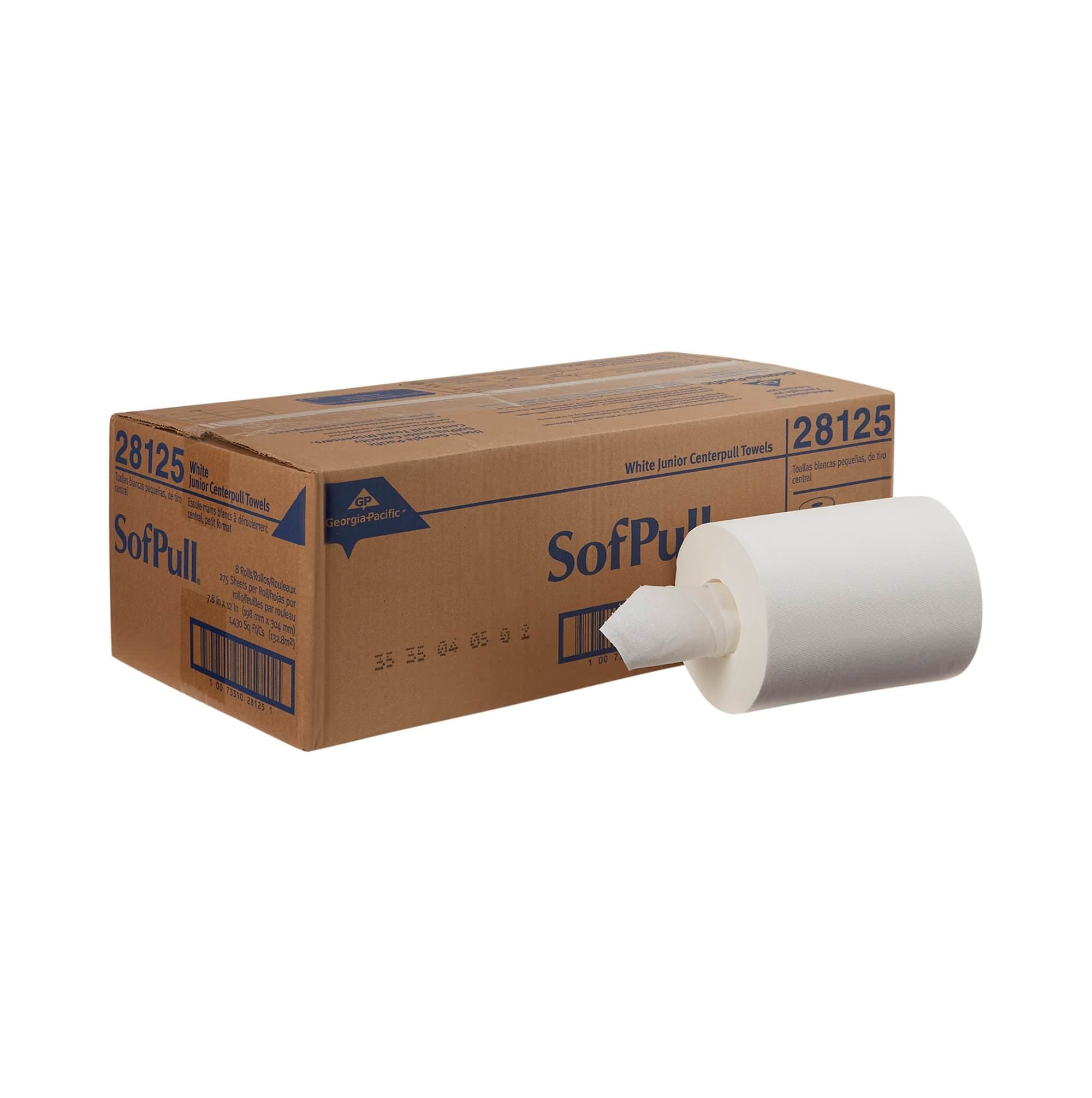 SofPull Paper Towel White 1-Ply 275 Sheets - Image 1
