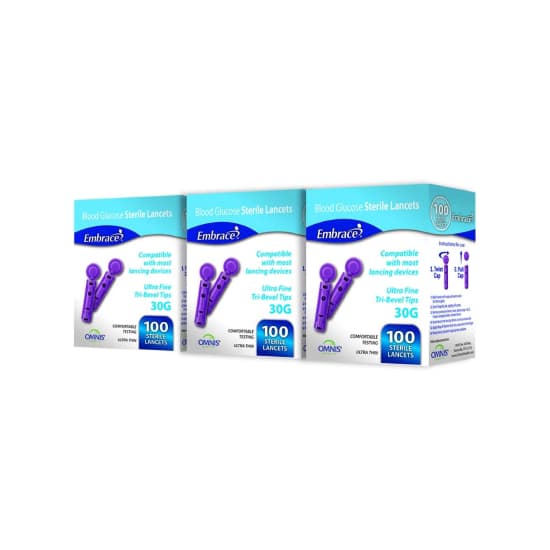 Embrace Lancet for Lancing Device Needle - Box of 100 - Image 1